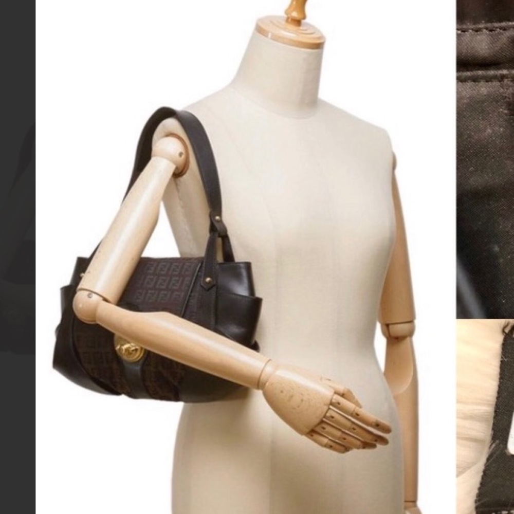 ❌sold eBay❌Auth FENDI Borsa Tuc Zucca Shoulder - Picture 3 of 8